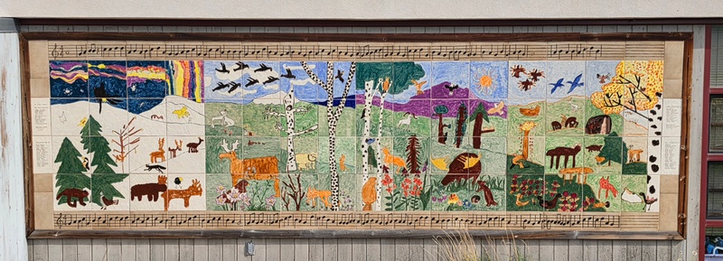 mural in Healy by artist unknown.
