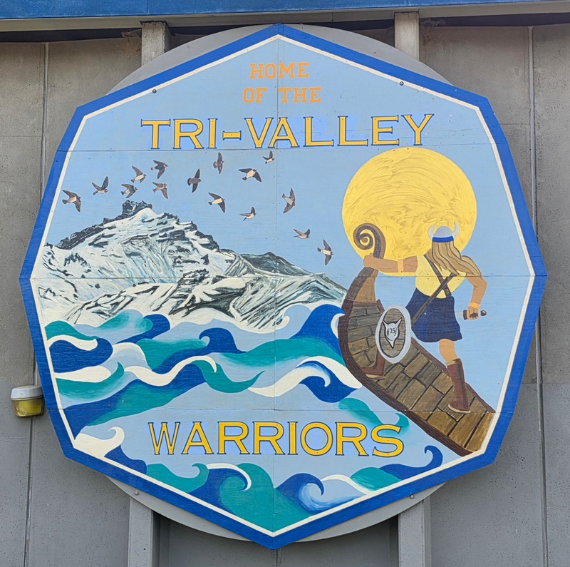 mural in Healy by artist unknown.
