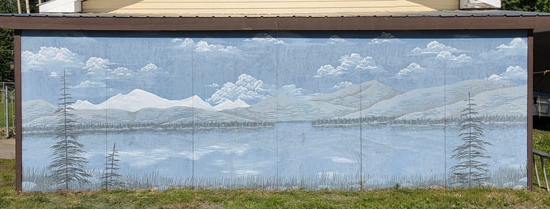 mural in Anderson by artist unknown.
