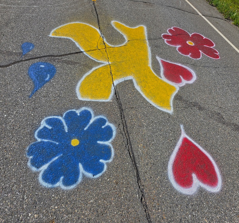 mural in Anderson by artist unknown.