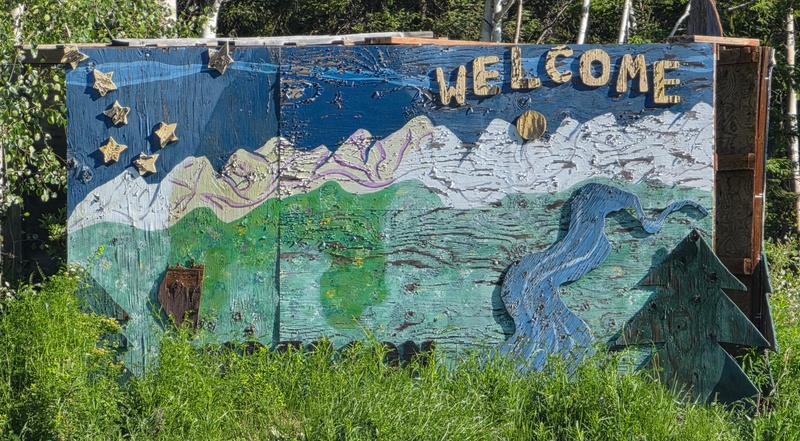 mural in Anderson by artist unknown.