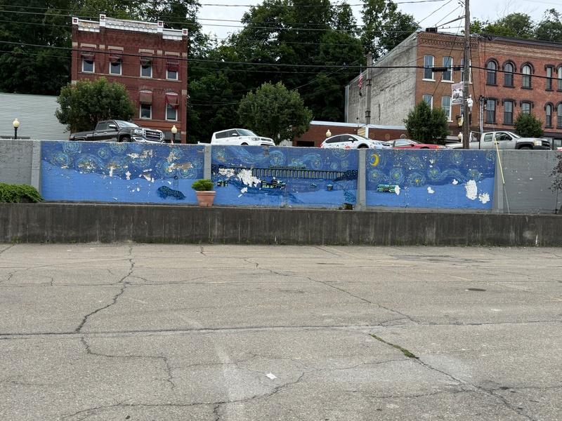 mural in Susquehanna by artist unknown.
