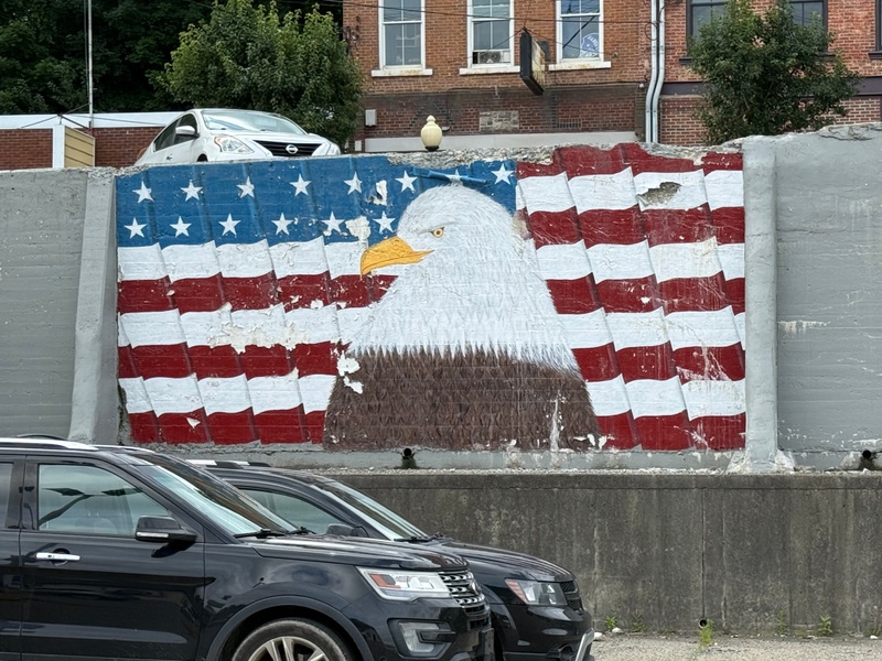 mural in Susquehanna by artist unknown.