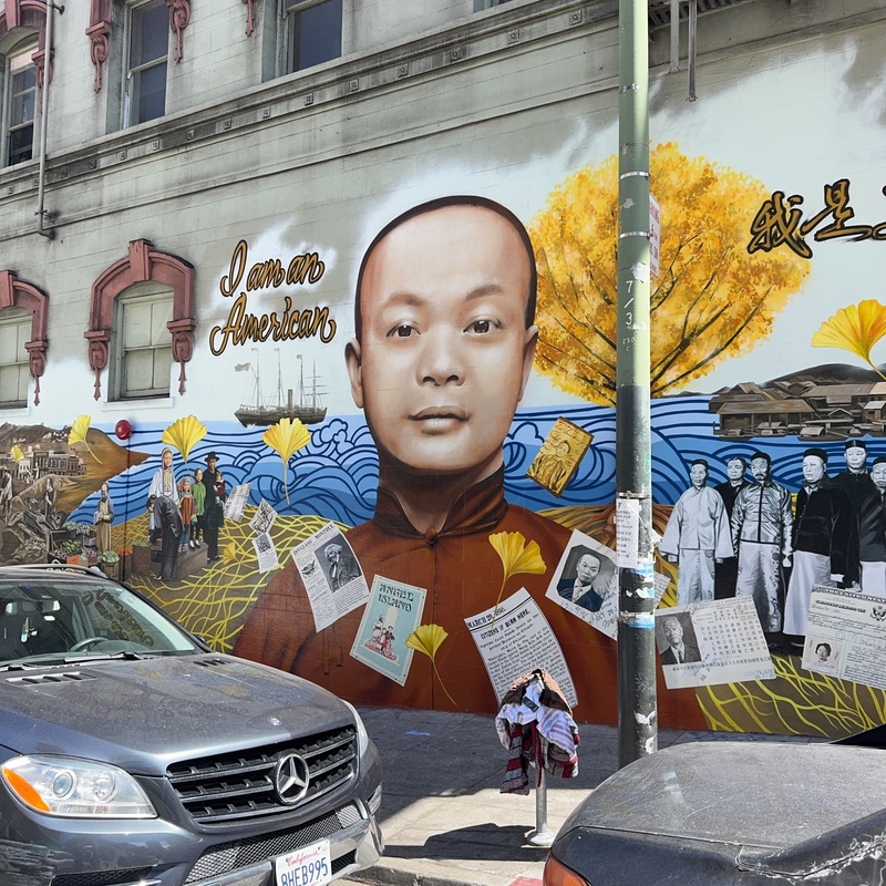 mural in San Francisco by artist unknown.