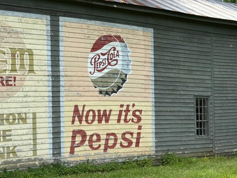 mural in Waverly by artist unknown.