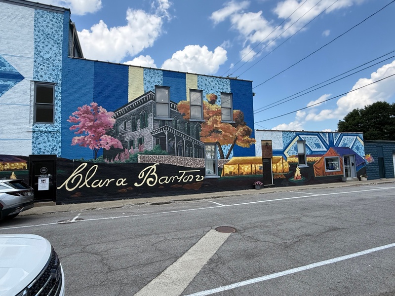 mural in Dansville by artist unknown.
