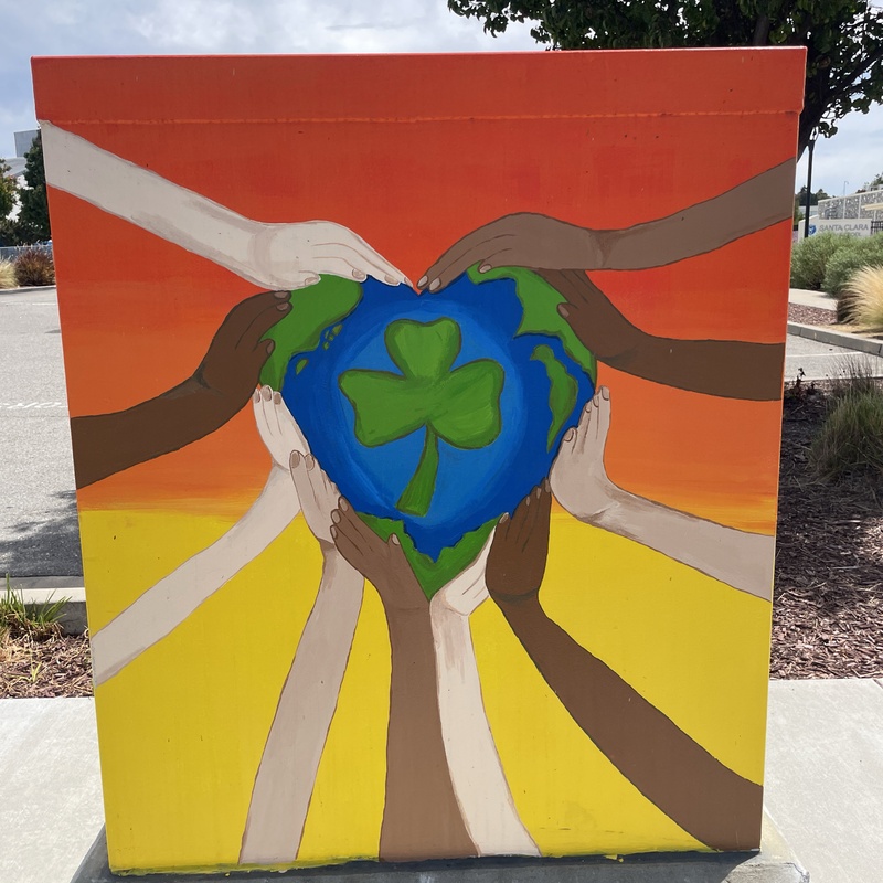mural in Santa Clara by artist unknown.