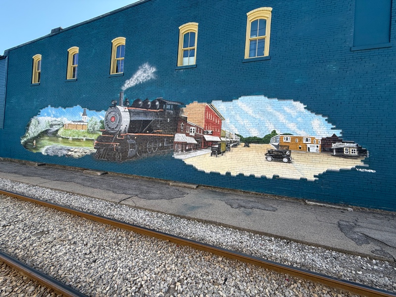 mural in Arcade by artist unknown.