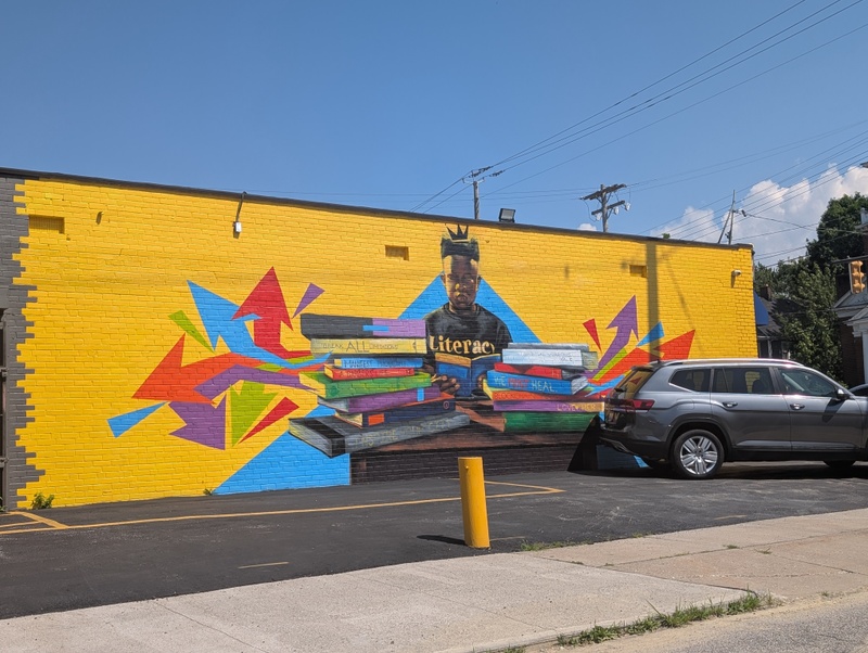 mural in Cleveland by artist unknown.