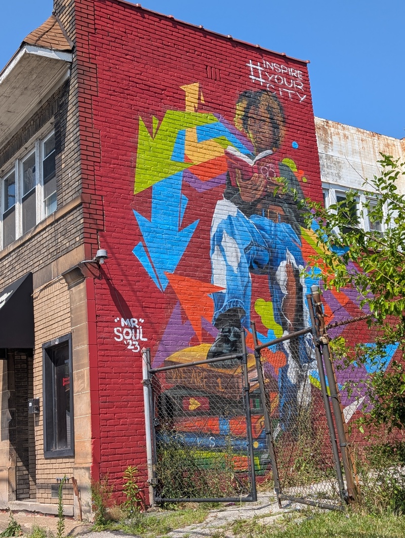 mural in Cleveland by artist unknown.