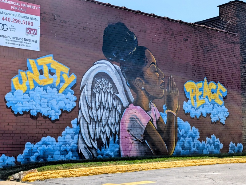 mural in Cleveland by artist unknown.
