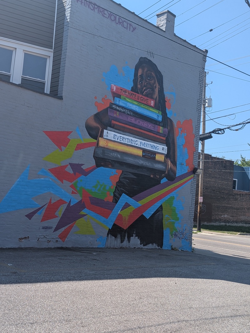 mural in Cleveland by artist unknown.