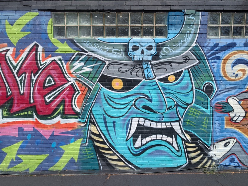 mural in Cleveland by artist unknown.