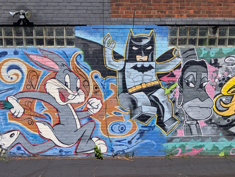 mural in Cleveland by artist unknown.