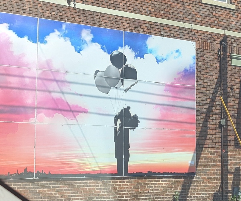 mural in Cleveland by artist unknown.