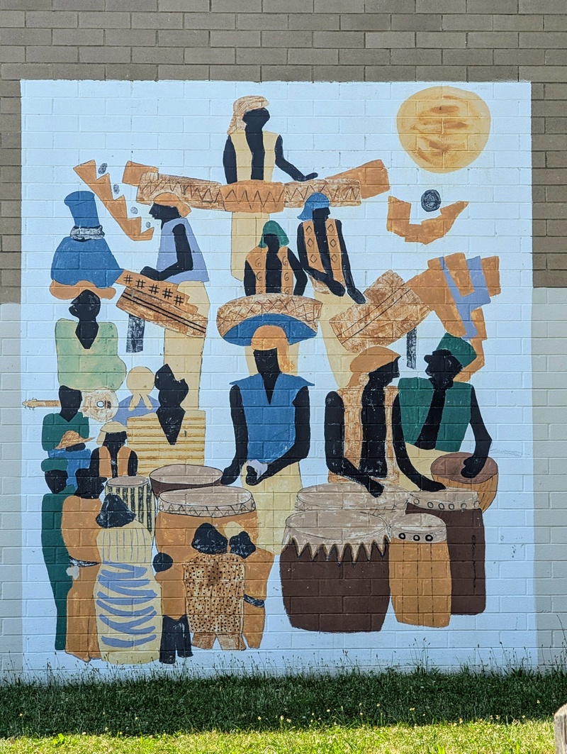 mural in Cleveland by artist unknown.