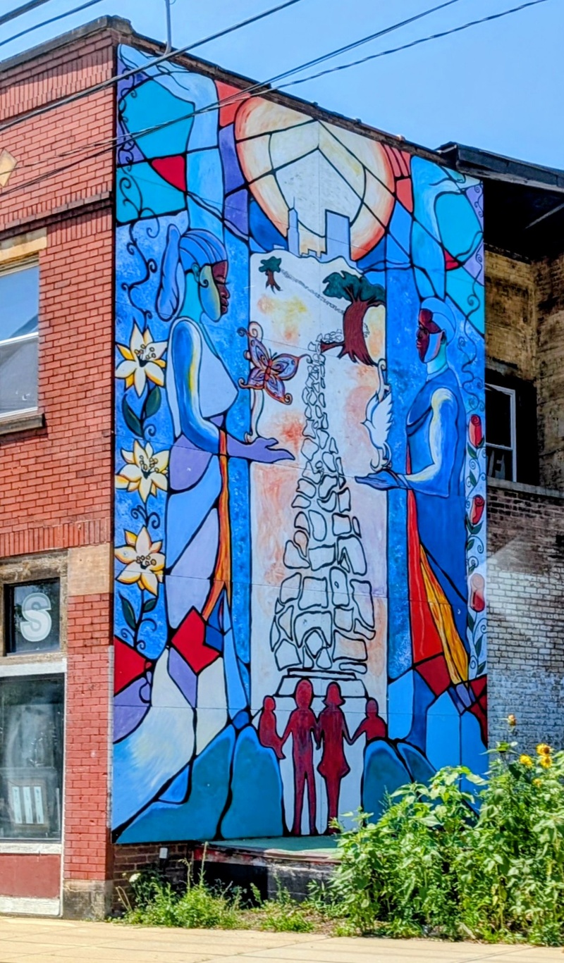 mural in Cleveland by artist unknown.