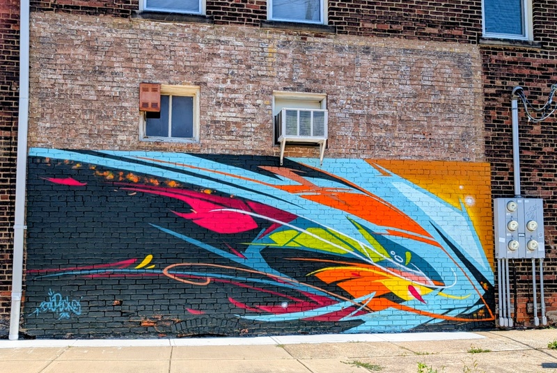 mural in Cleveland by artist unknown.