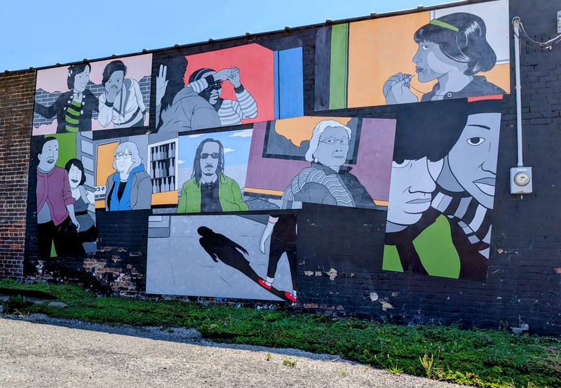 mural in Cleveland by artist unknown.