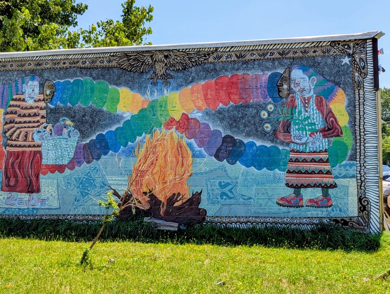 mural in Cleveland by artist unknown.