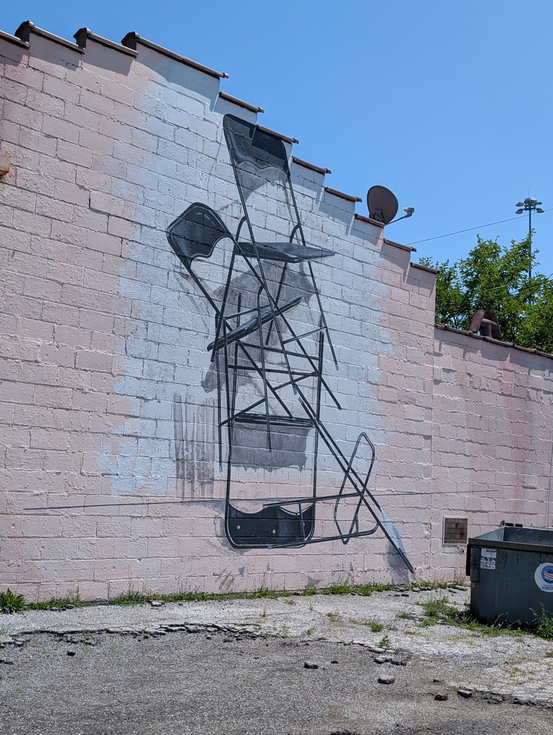 mural in Cleveland by artist unknown.