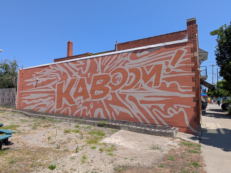 mural in Cleveland by artist unknown.