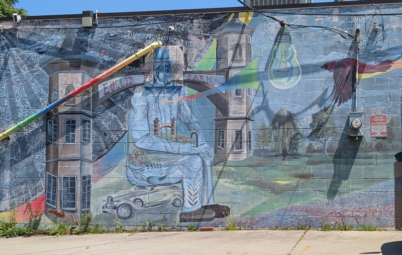 mural in Cleveland by artist unknown.