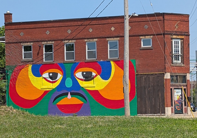 mural in Cleveland by artist unknown.