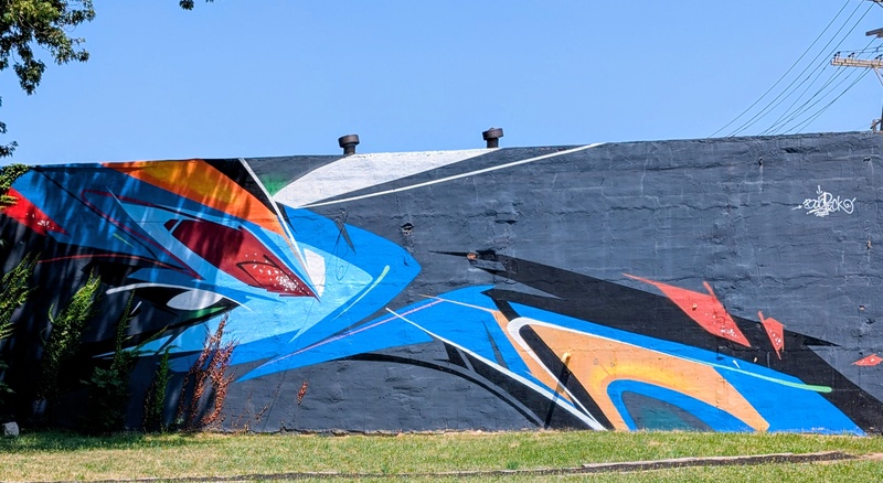 mural in Cleveland by artist unknown.