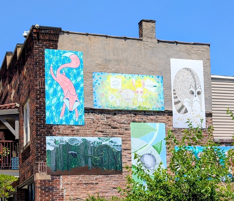 mural in Cleveland by artist unknown.