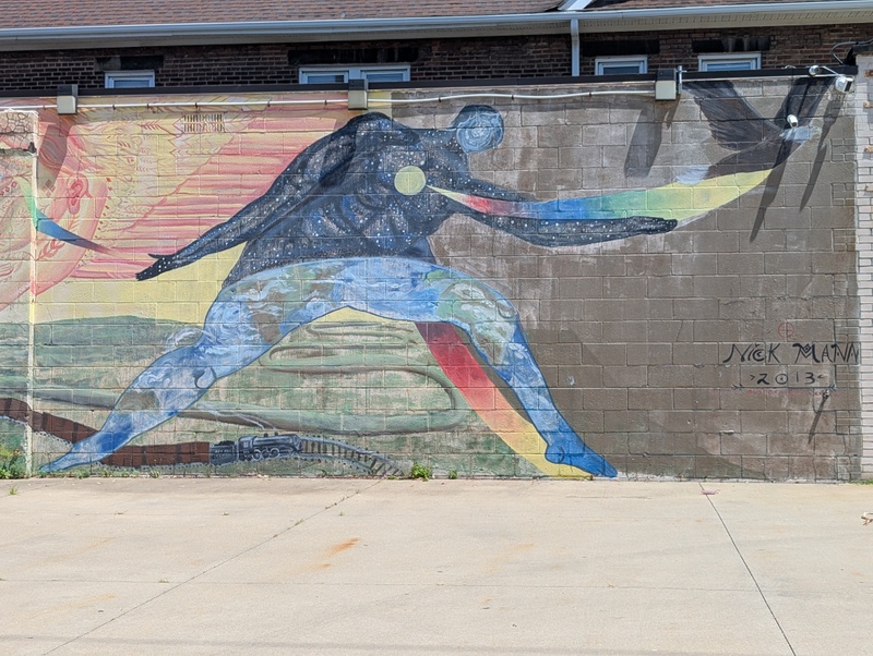 mural in Cleveland by artist unknown.