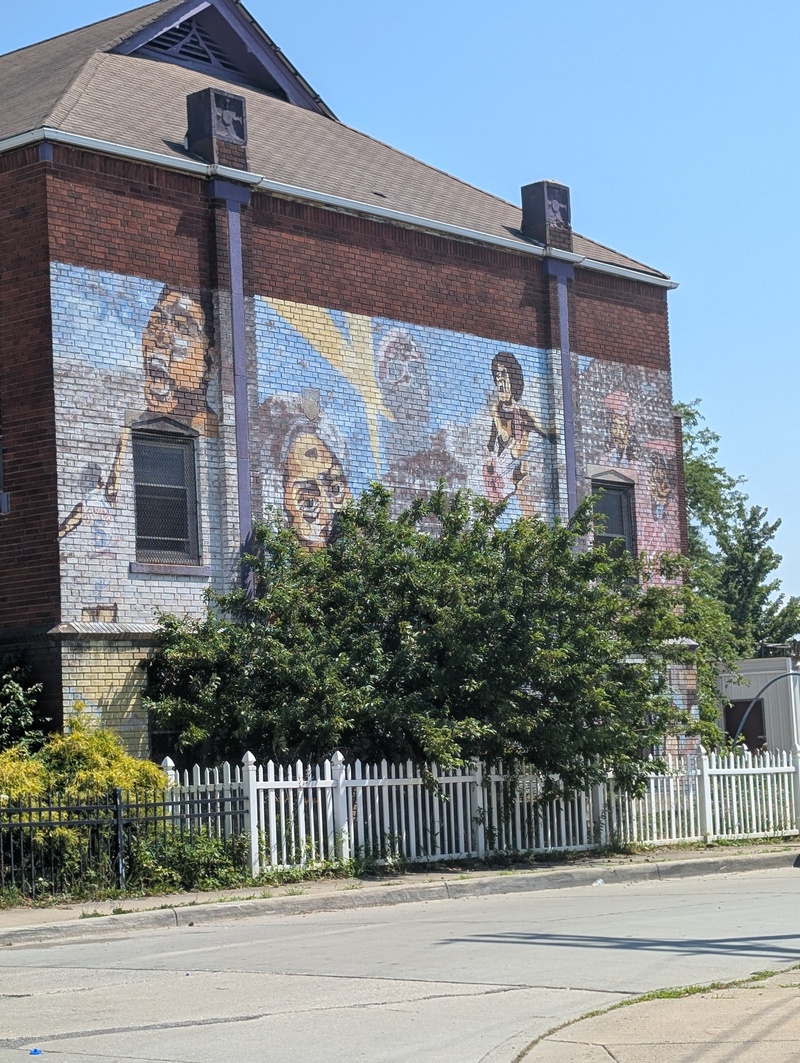 mural in Cleveland by artist unknown.