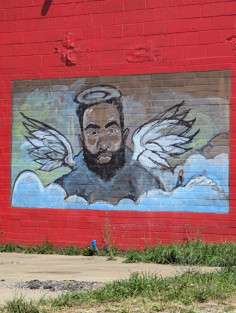 mural in Cleveland by artist unknown.