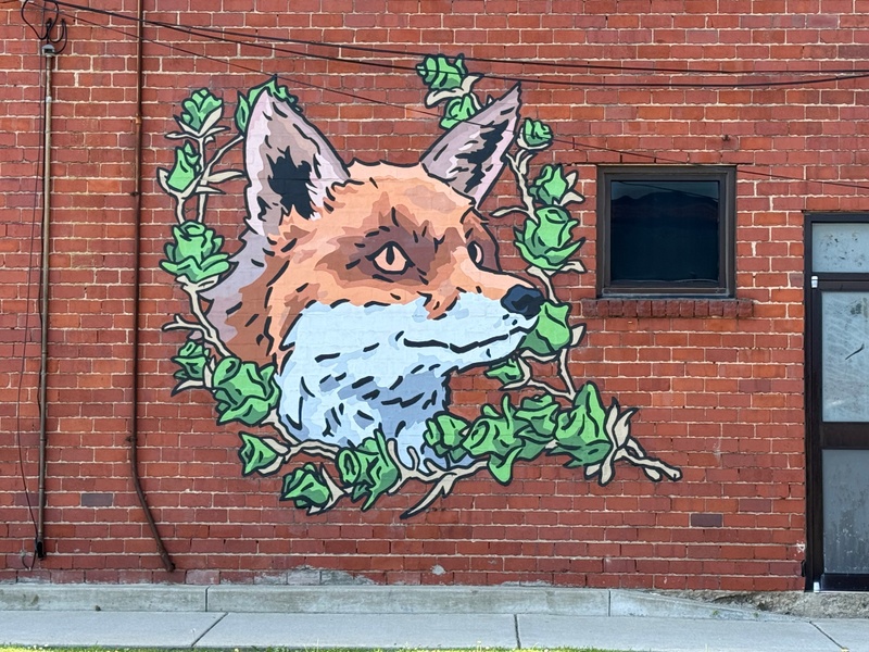 mural in Olean by artist unknown.