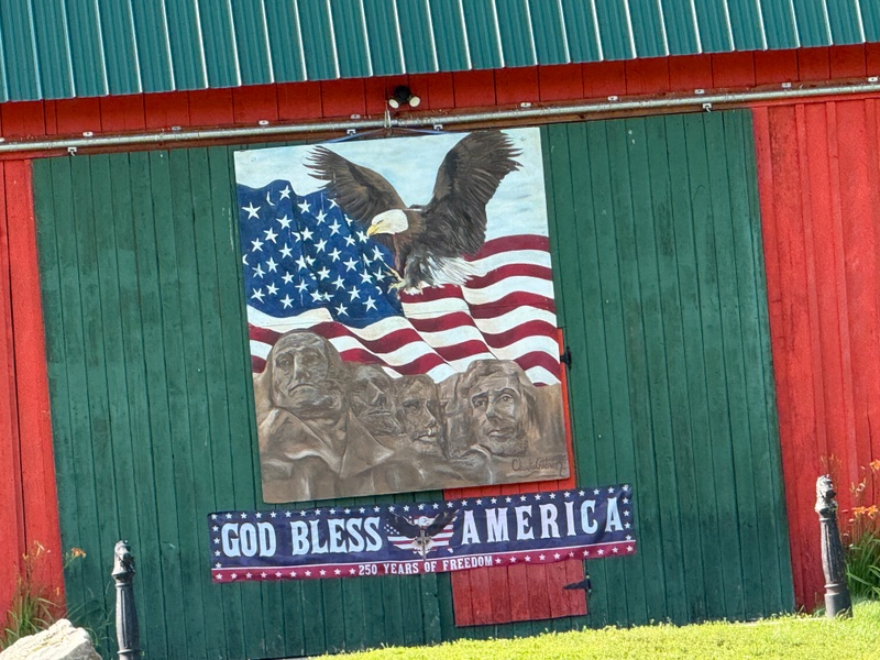 mural in Scio by artist unknown.