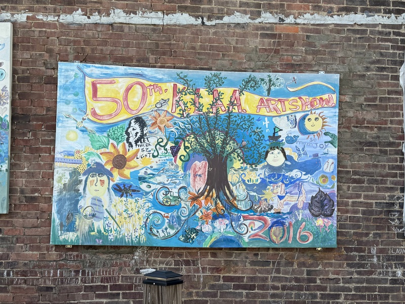 mural in Hammondsport by artist unknown.