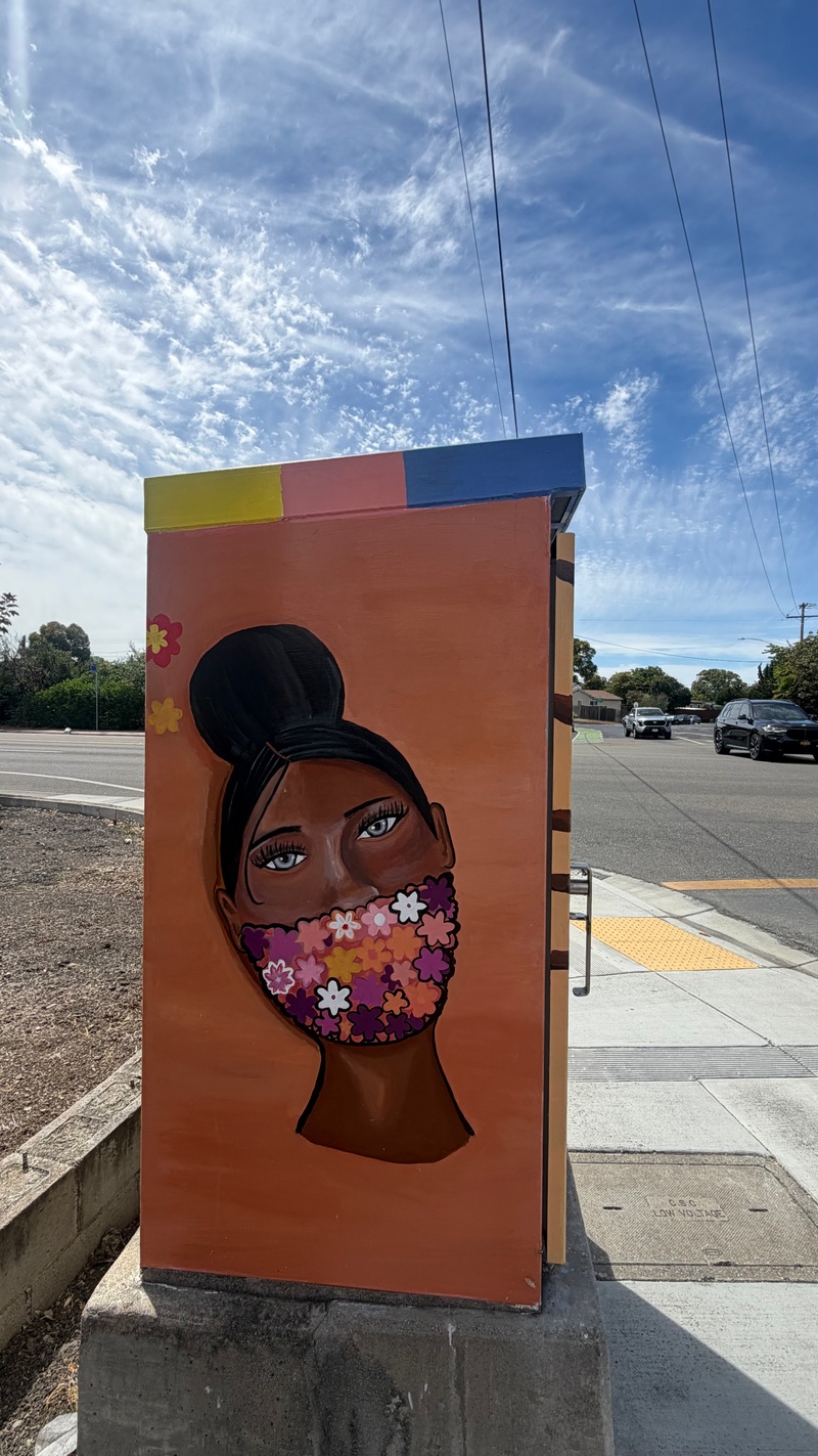 mural in Santa Clara by artist unknown.