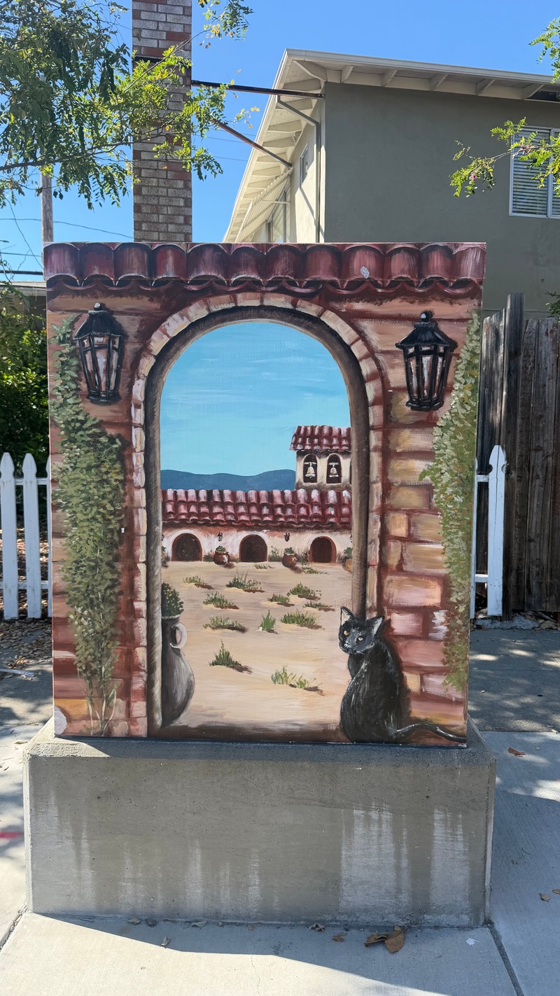 mural in Santa Clara by artist unknown.
