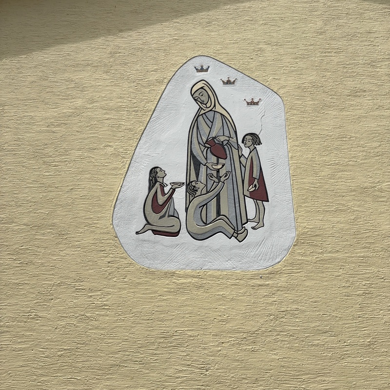 mural in Buseck by artist unknown.