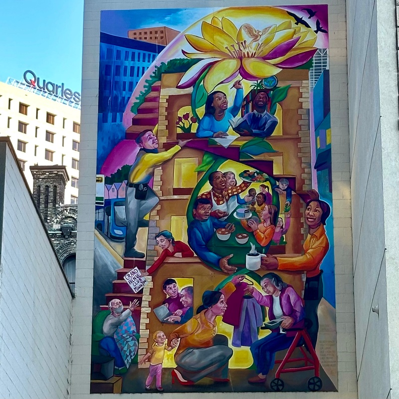 mural in Milwaukee by artist unknown.