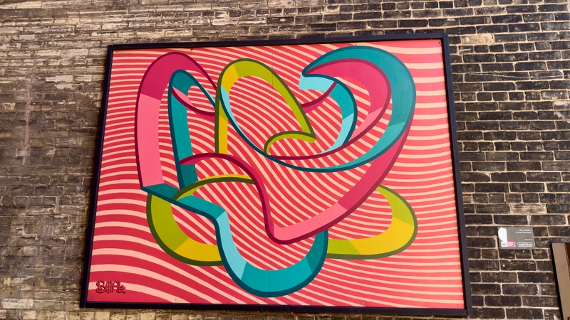 mural in Milwaukee by artist unknown.