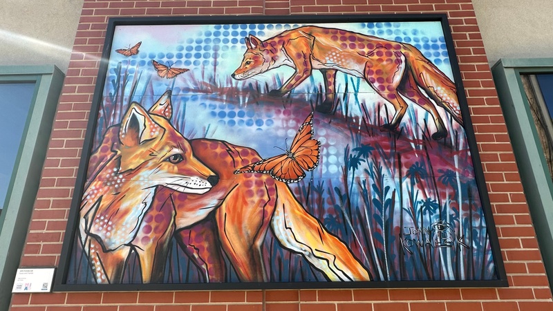 mural in Milwaukee by artist unknown.