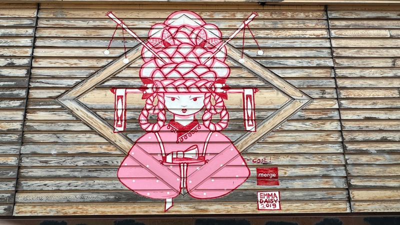 mural in Milwaukee by artist Emma Daisy.