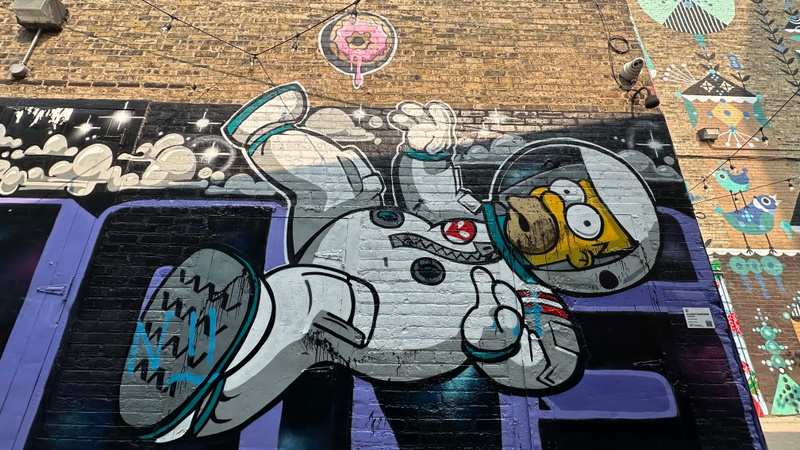 mural in Milwaukee by artist unknown.