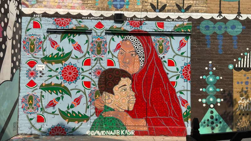 mural in Milwaukee by artist David Najib Kasir.