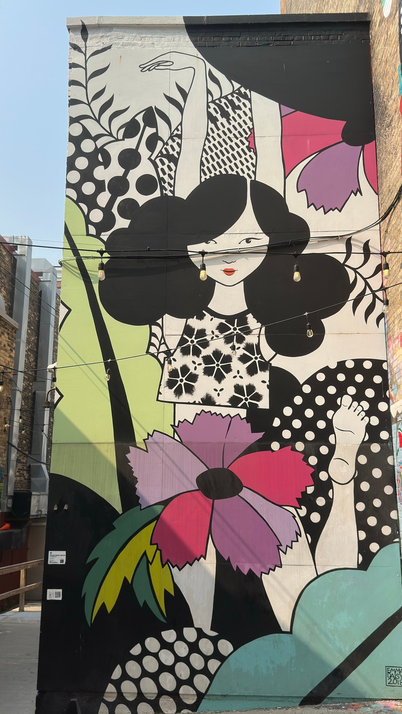 mural in Milwaukee by artist Emma Daisy.