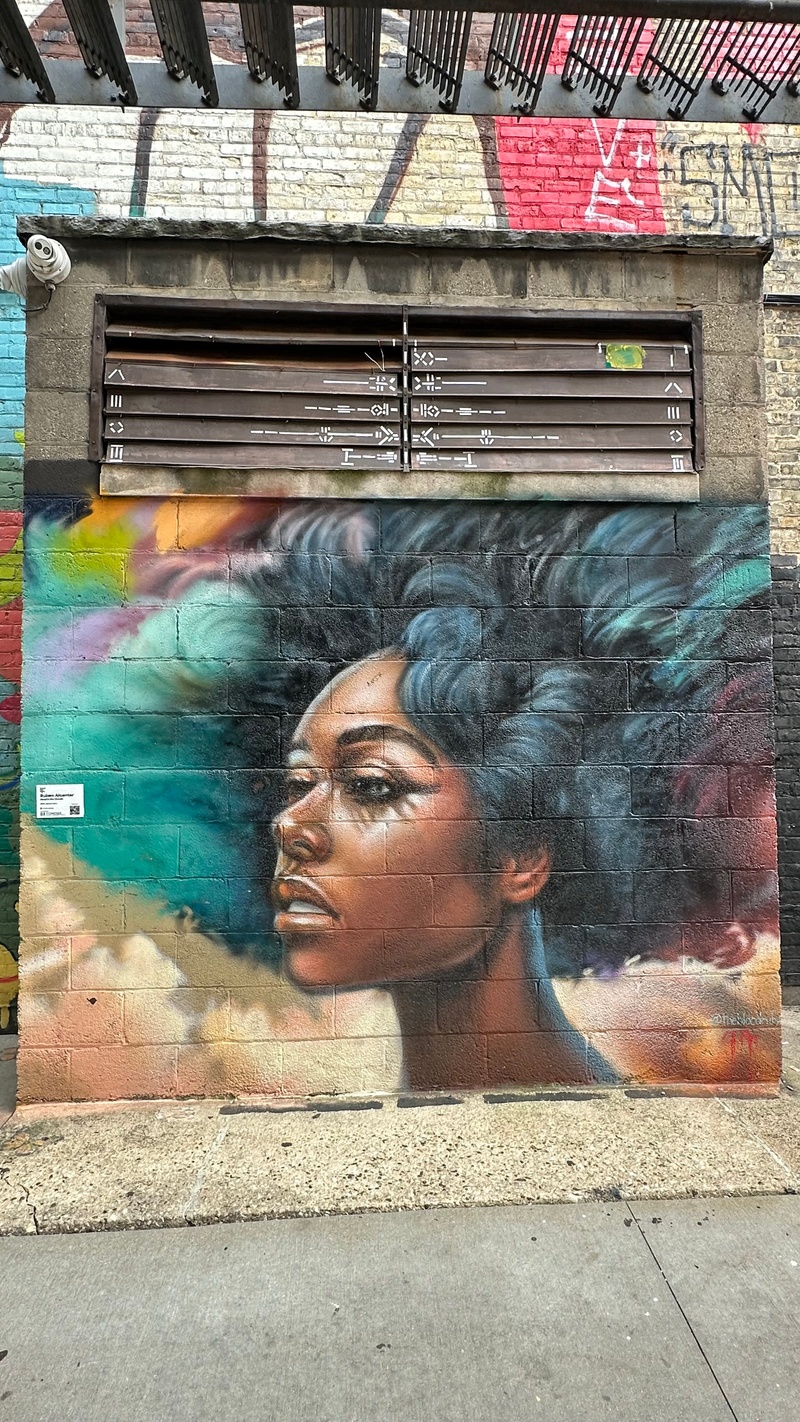 mural in Milwaukee by artist unknown.