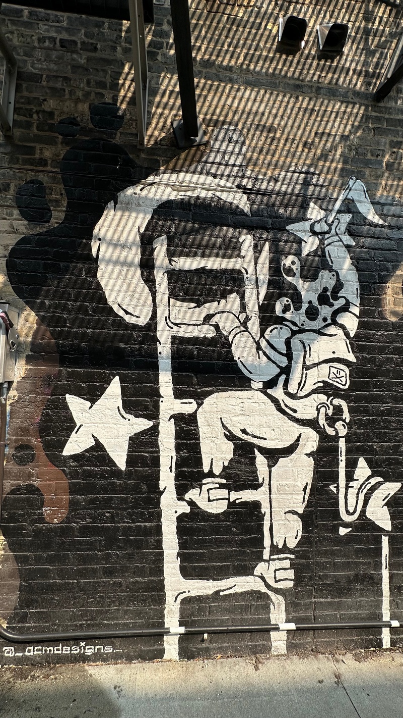 mural in Milwaukee by artist unknown.