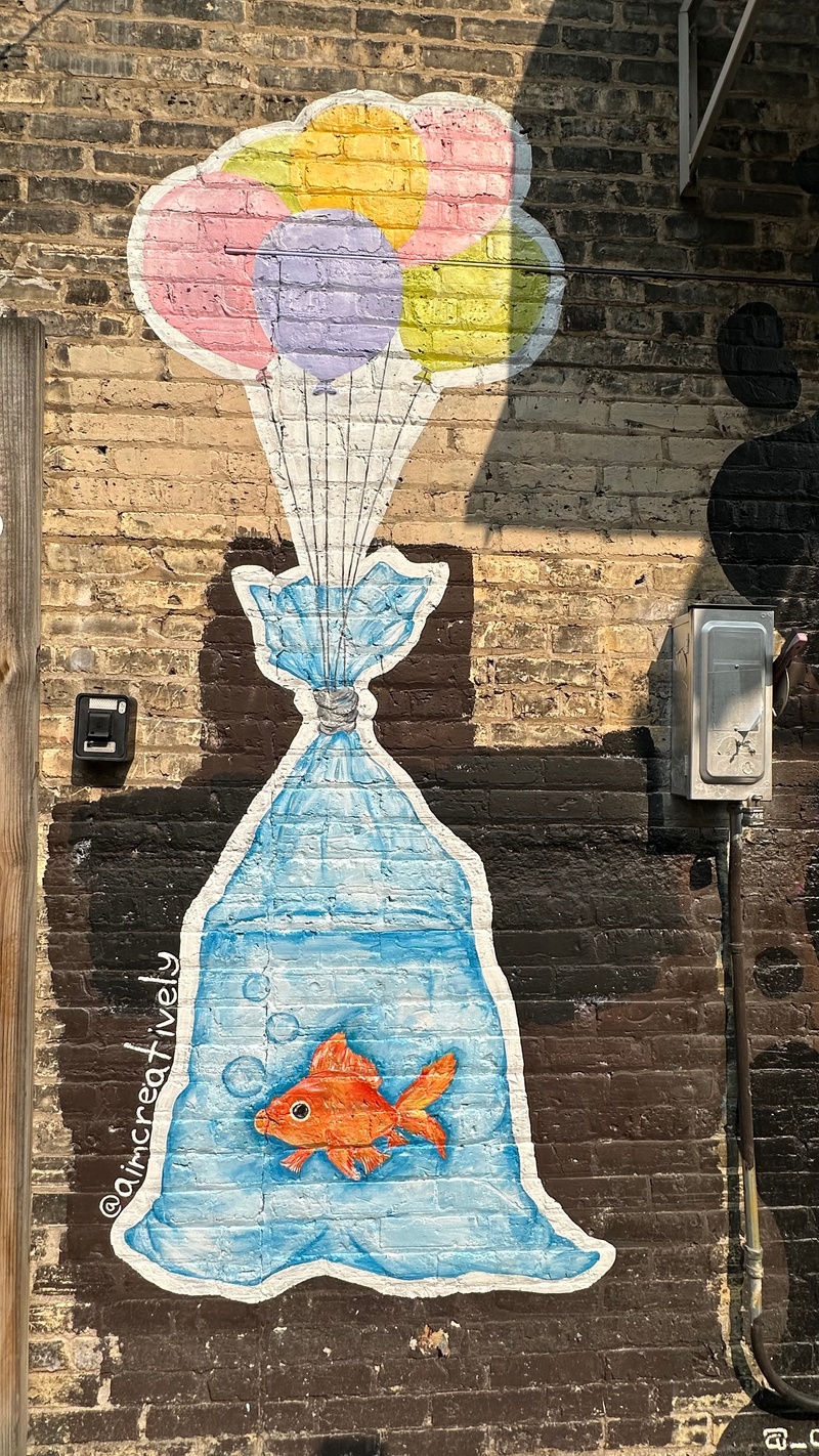 mural in Milwaukee by artist unknown.