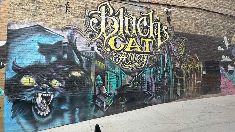 mural in Milwaukee by artist unknown.